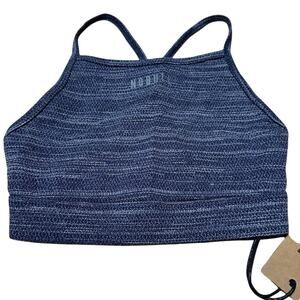 NOBULL High Neck Sports Bra Navy Women's Size X-Small New With Tags